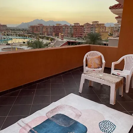 Fully Equipped Apartments Pool & Mountains View In Porto Sharm Resort-3